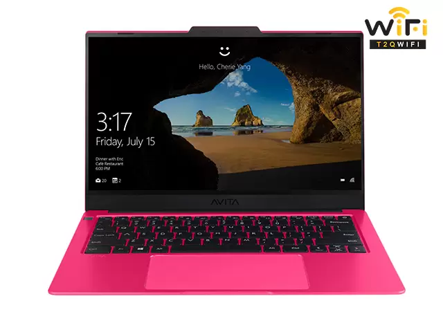Laptop Avita LIBER V14 màu đỏ urban ruby với nhiều tính năng thông minh ưu việt