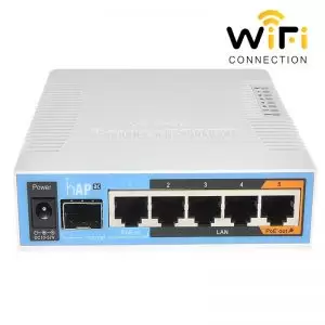 Thiết Bị Router cân bằng tải MIKROTIK RB962UiGS-5HacT2HnT (hAP ac), Hỗ trợ 70-90 user