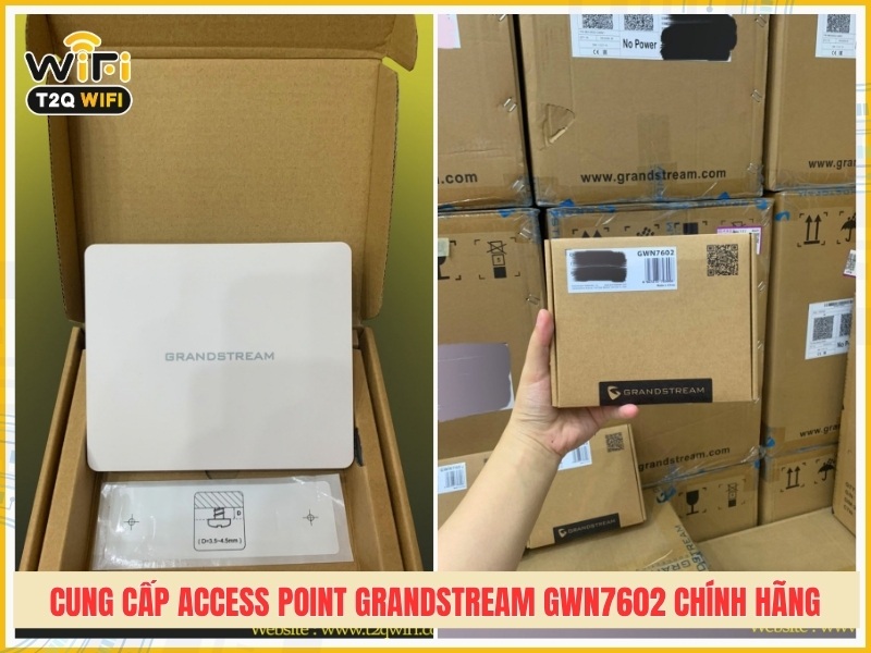 Địa chỉ chuyên cung cấp bộ phát wifi Access Point Grandstream GWN7602