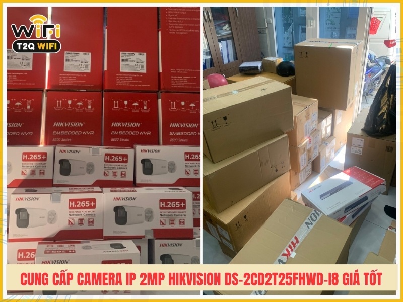 cung cấp Camera IP 2MP HIKVISION DS-2CD2T25FHWD-I8 giá tốt
