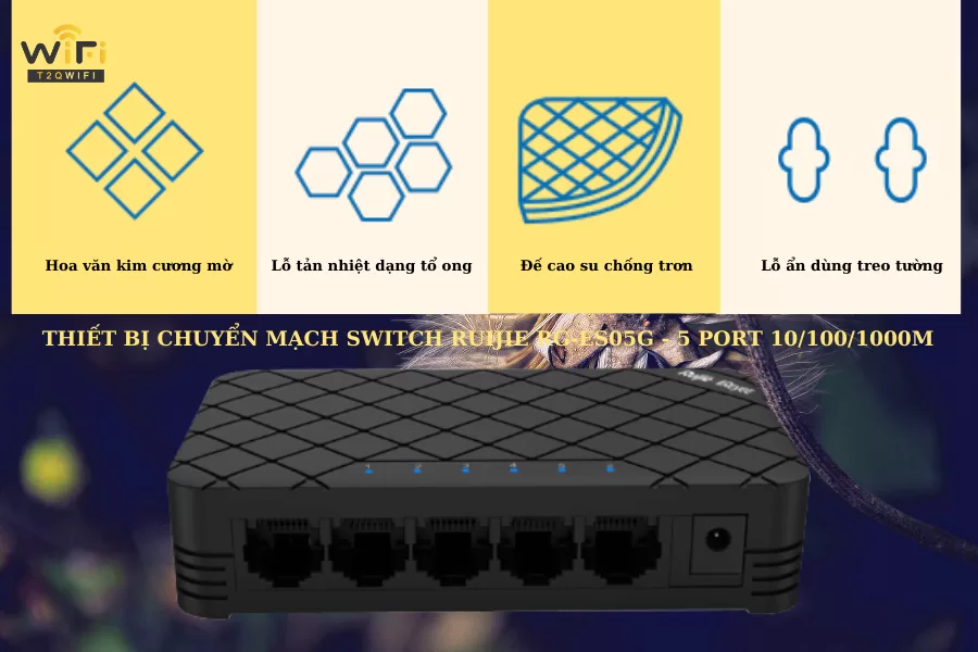 Thiết bị chuyển mạch Ruijie thông minh, xây dựng hệ thống mạng ổn định