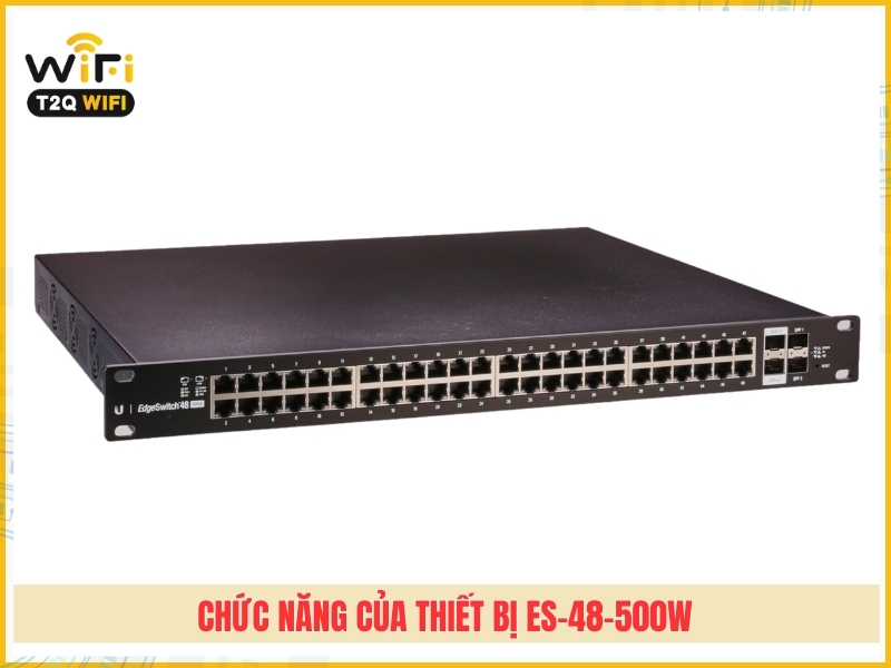 Chuc nang cua thiet bi mang Ubiquiti EdgeSwitch™48 500W
