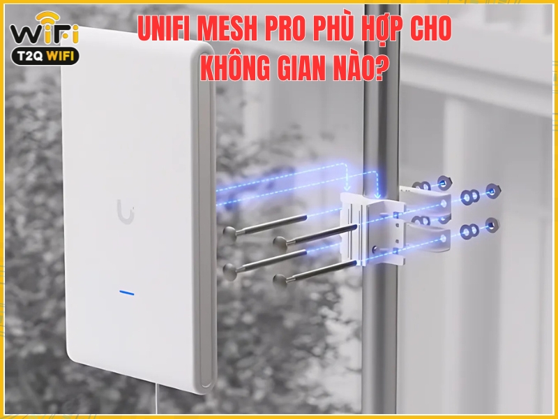 UniFi Mesh Pro phu hop cho khong gian nao