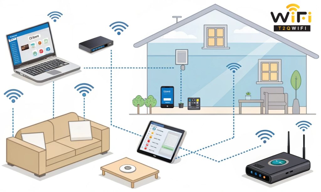 Chon vi tri dat router de cai thien pham vi phu song
