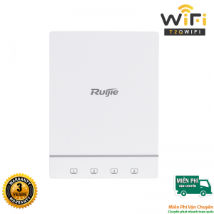 Thiết bị phát sóng WiFi Ruijie RG-AP180 thuộc thế hệ WiFi 6 với thiết kế gắn tường