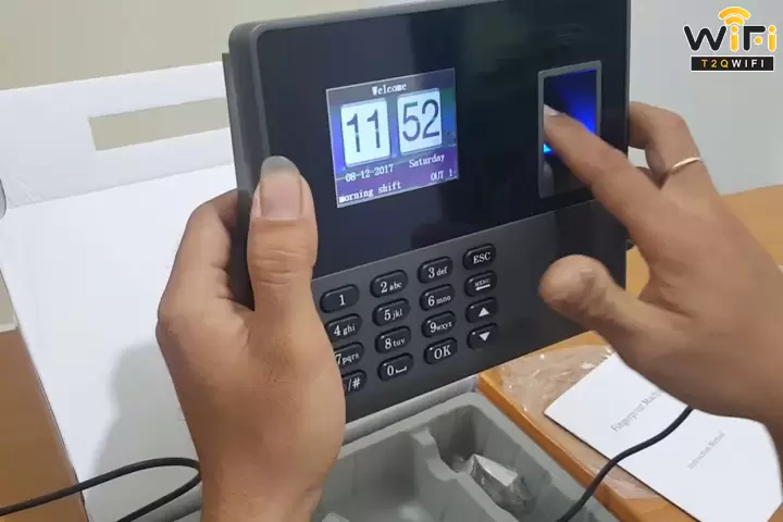 Quy trình lắp đặt hệ thống máy chấm công bằng vân tay 