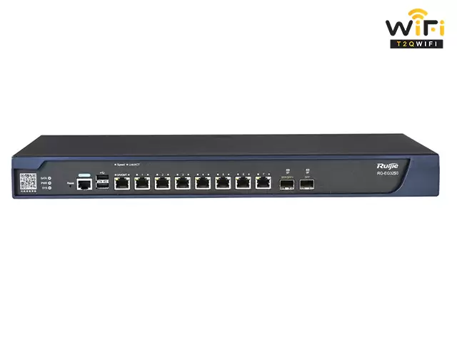 Thiết bị Gateway 8 cổng RUIJIE RG-EG3250 hỗ trợ xây dựng hệ thống mạng chuyên nghiệp