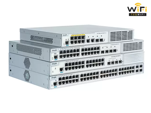 Thiết bị chuyển mạch RUIJIE XS-S1960-48GT4SFP-H cho không gian vừa và nhỏ