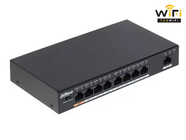 Thiết bị mạng Dahua 8 Ports Poe PFS3008-8GT chất lượng