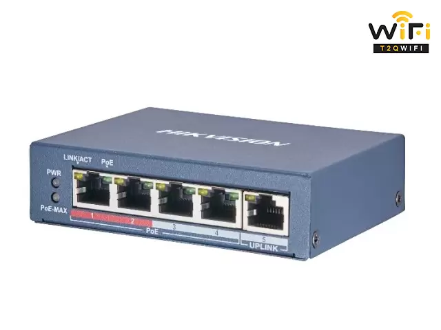 Bộ Chuyển Mạch Switch POE Hikvision DS-3E0105P-E/M chất lượng tại T2QWIFI