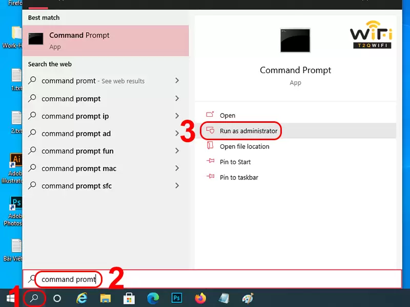 Kiem tra cuong do tin hieu WiFi bang Command Prompt