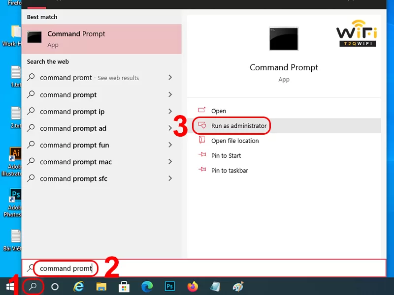 Kiem tra cuong do tin hieu WiFi bang Command Prompt