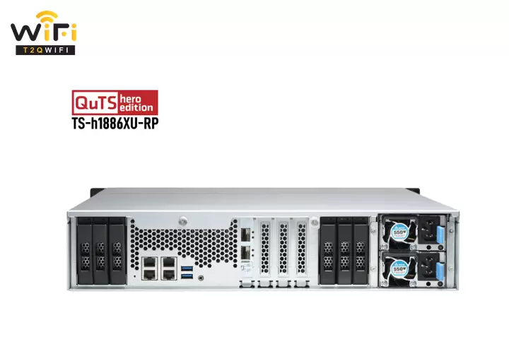 Tại sao nên mua QNAP TS-h1886XU-RP-D1622-32G  tại T2QWIFI?