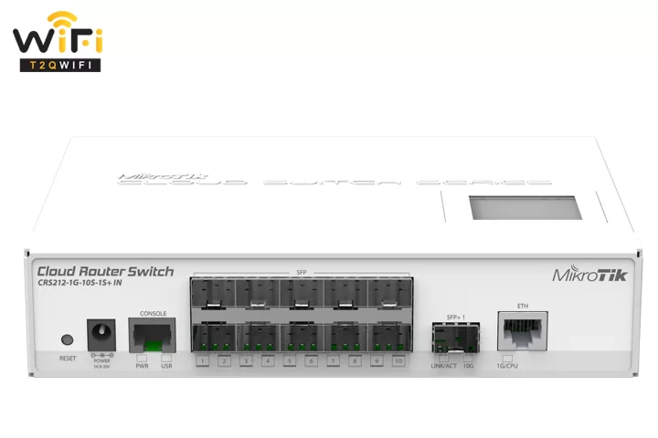 Ưu điểm của thiết bị Switch Mikrotik CRS212-1G-10S-1S+IN