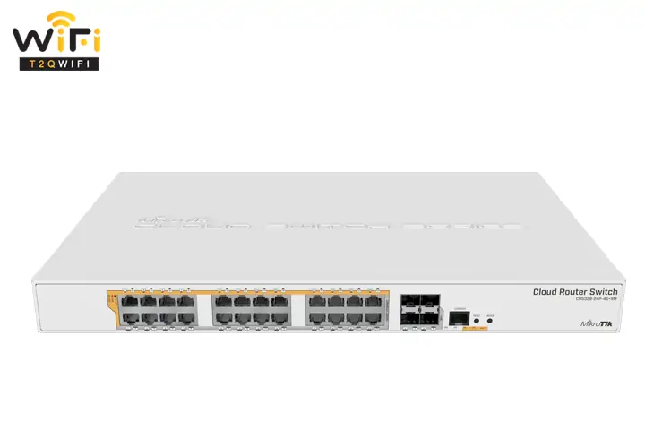 Vì sao nên chọn mua Switch Mikrotik CRS328-24P-4S+RM tại T2QWIFI?