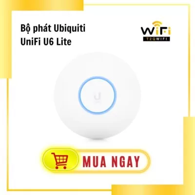 Bộ phát Ubiquiti UniFi U6 Lite 1501Mbps, Hỗ Trợ 300 User