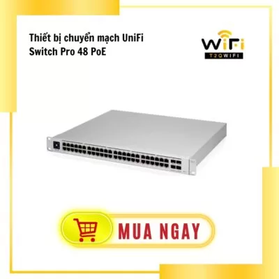 Thiết bị chuyển mạch UniFi Switch Pro 48 PoE (USW-Pro-48-PoE)