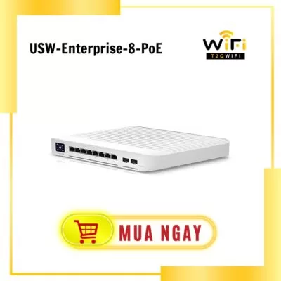 UniFi Switch 8 Cổng PoE 2.5Gb Enterprise (USW-Enterprise-8-PoE)