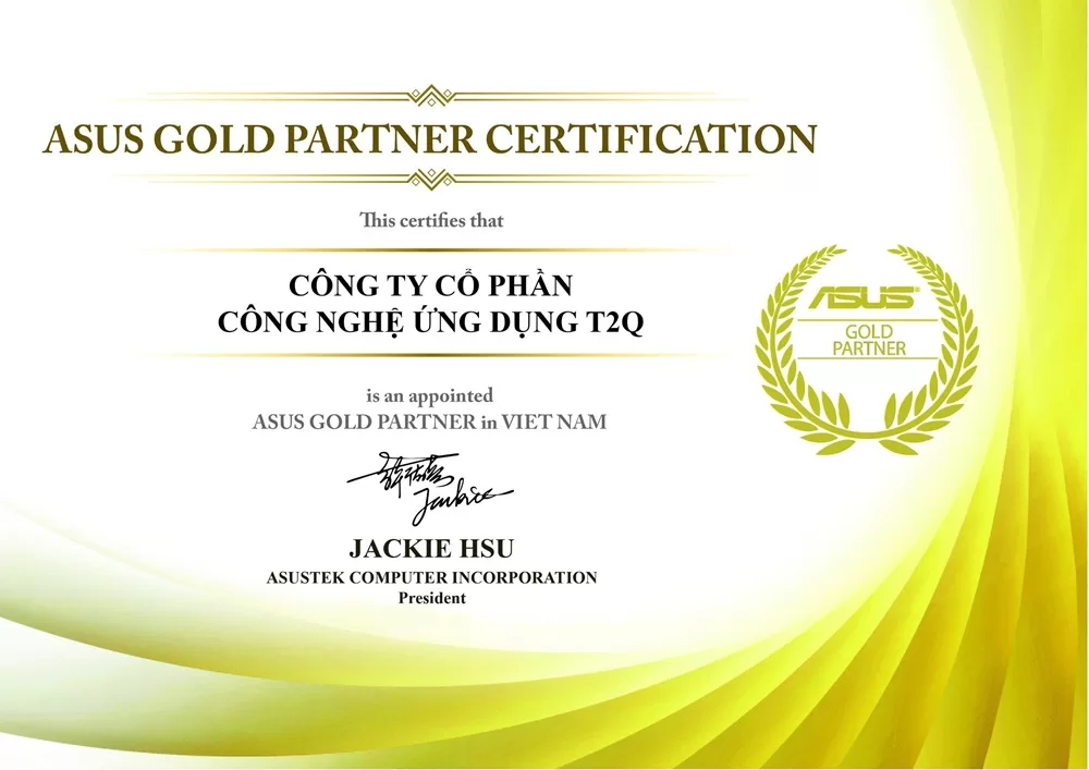 Chứng Nhận Gold Partner_T2QWIFI