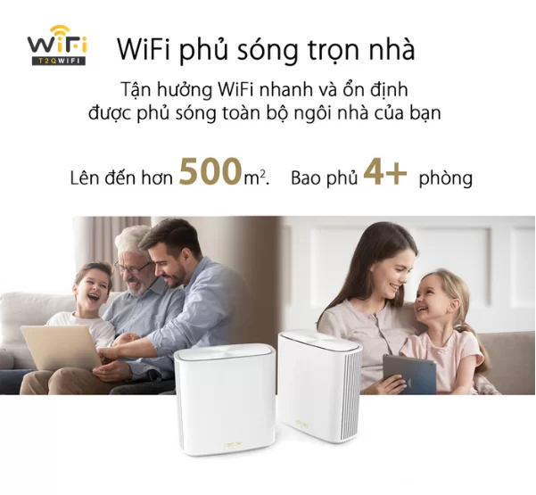 khả năng phủ sóng toàn bộ ngôi nhà cùa bạn