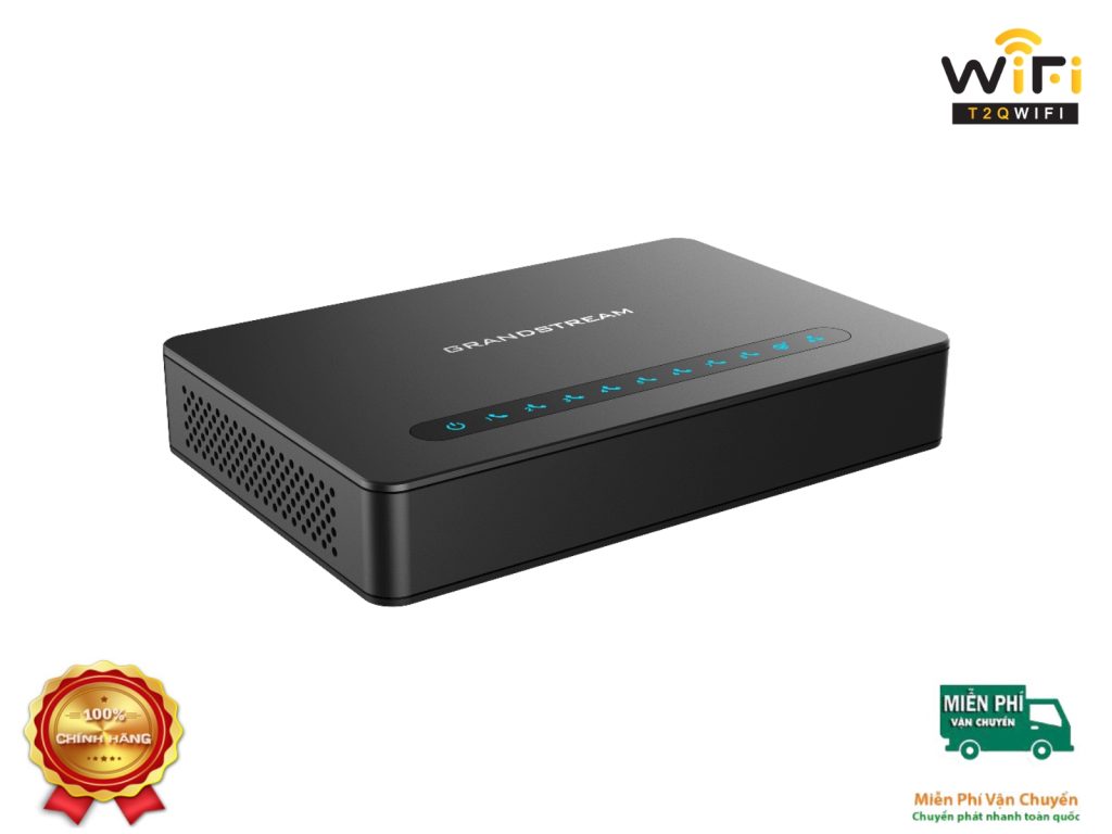 Cung cap bo chuyen doi VoIP Grandstream ATA HT818, ho tro 2 cau hinh SIP và 8 cong FXS gia re