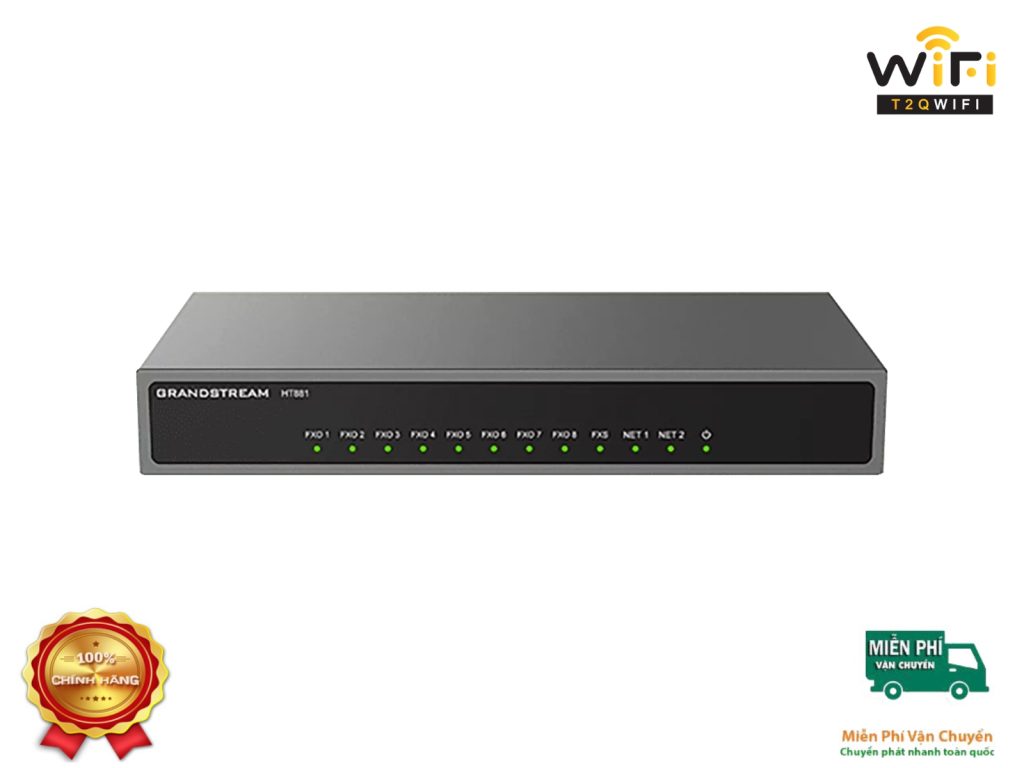 Gioi thieu ve thiet bi VoIP Grandstream ATA HT881