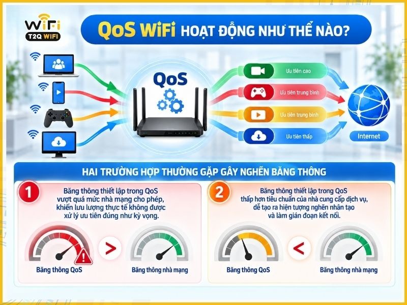 QoS WiFi hoạt động như thế nào?