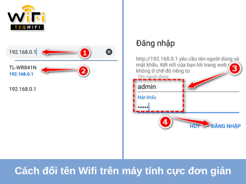 Cach doi ten Wifi tren may tinh cuc don gian