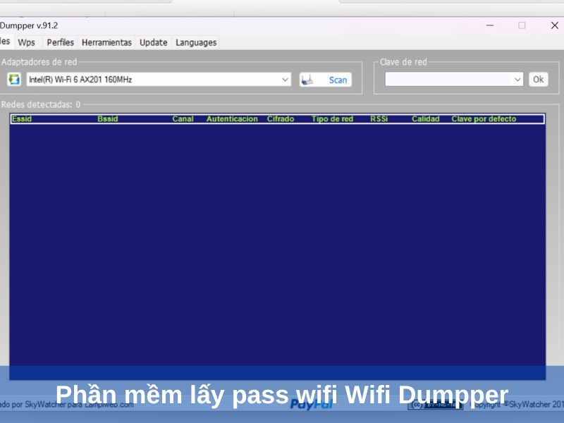 phan mem lay pass wifi wifi dumpper