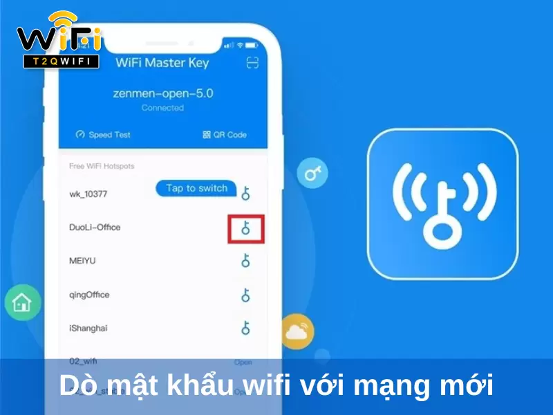 Do mat khau wifi voi mang moi