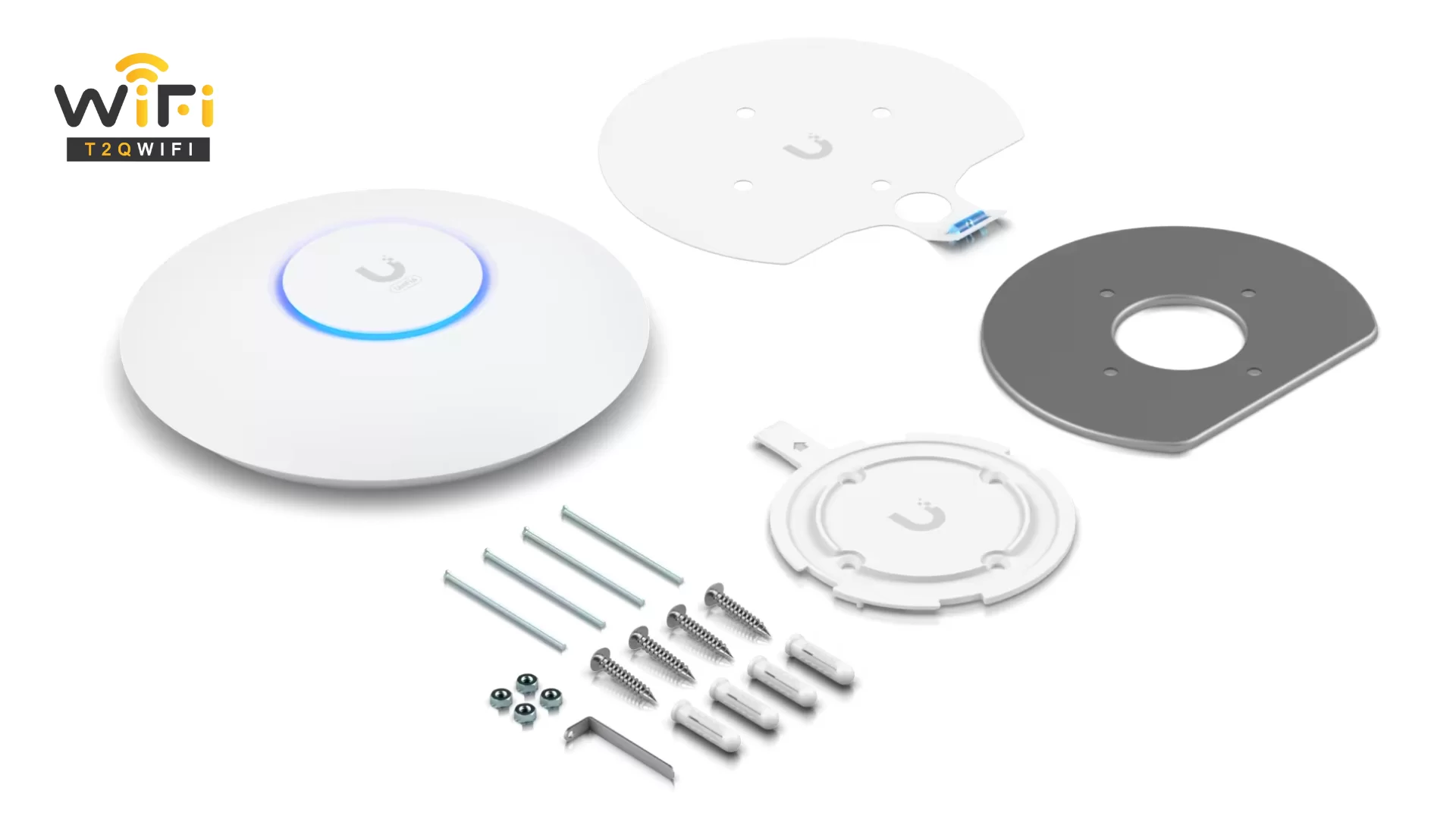 Trong hộp của Bộ phát WiFi UniFi U6 Plus (U6+) bao gồm