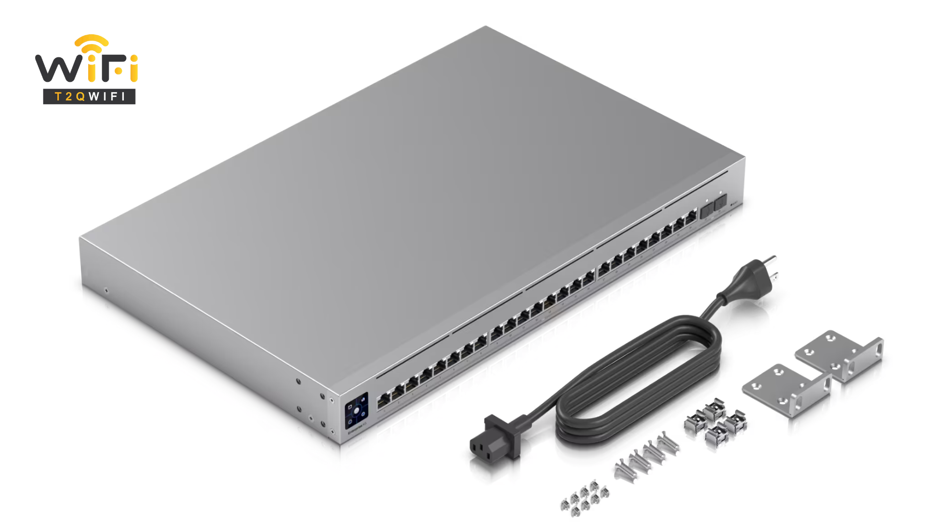 Trong hộp thiết bị chuyển mạch UniFi Switch USW-EnterpriseXG-24 bao gồm