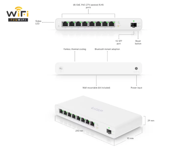 Tính năng nổi bật của bộ chuyển mạch Ubiquiti UISP Switch (UISP-S)