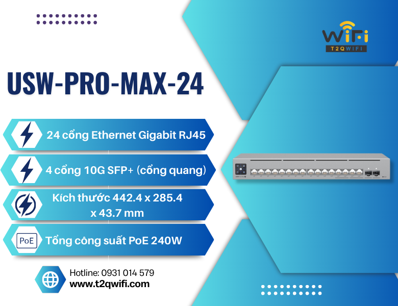 Thiết bị chuyển mạch USW-Pro-Max-24