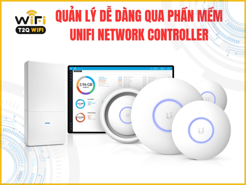 Quan ly de dang qua phan mem UniFi Network Controller