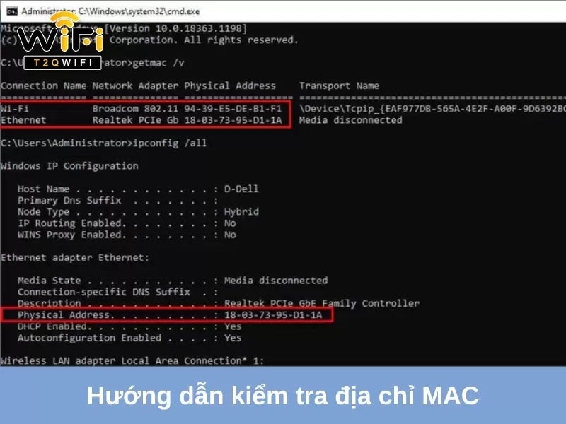 huong dan kiem tra dia chi mac
