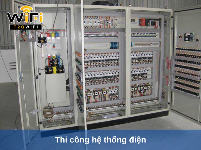 thi cong he thong dien