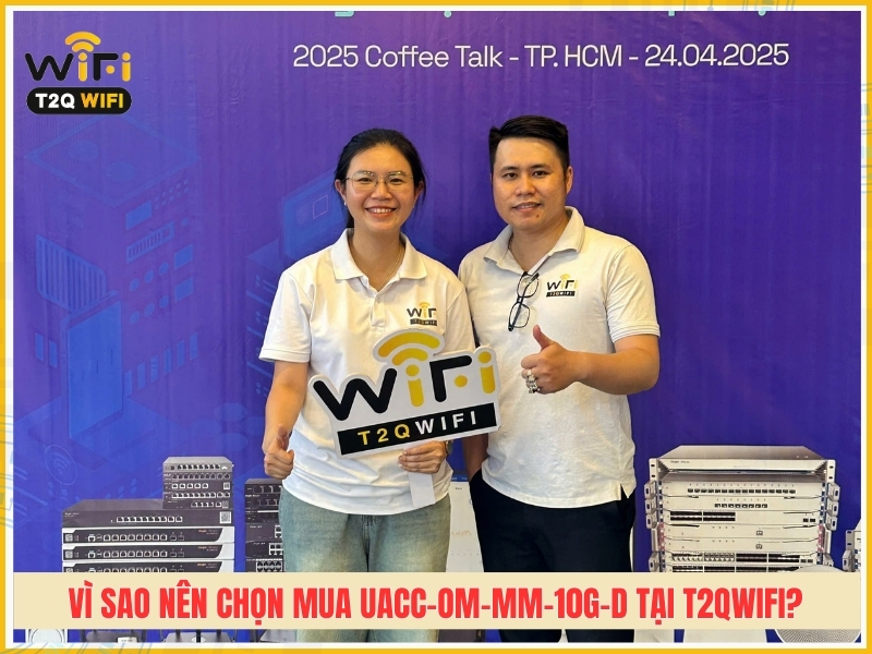 Vi sao nen chon mua thiet bi module quang SFP Ubiquiti Multi Mode UACC OM MM 10G D tai T2QWIFI