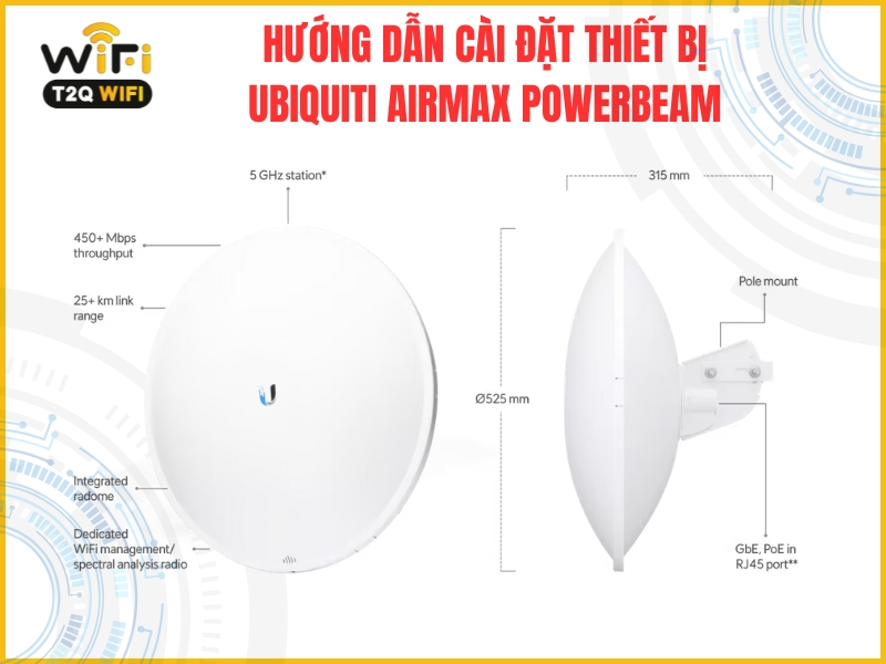 Huong dan cai dat thiet bi Ubiquiti Airmax PowerBeam