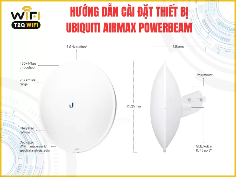 Huong dan cai dat thiet bi Ubiquiti Airmax PowerBeam