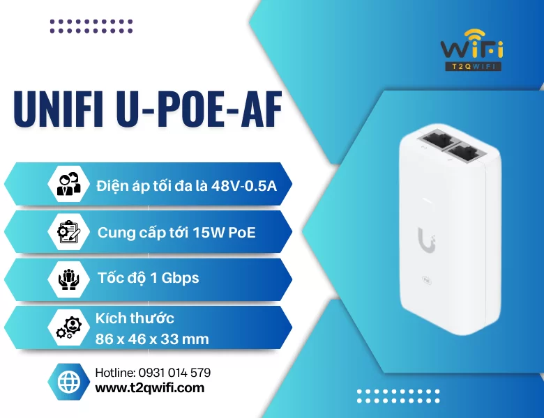 thong so ky thuat cua unifi poe adapter af u poe af