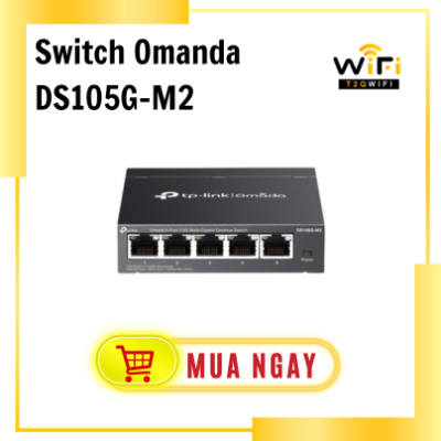 Thiết bị mạng Switch Omada DS105G-M2