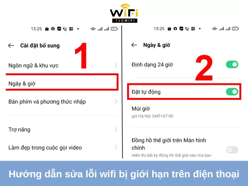 Huong dan sua loi wifi bi gioi han tren dien thoai
