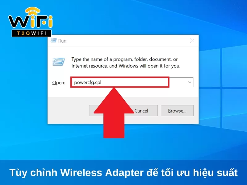 Tuy chinh Wireless Adapter de toi uu hieu suat