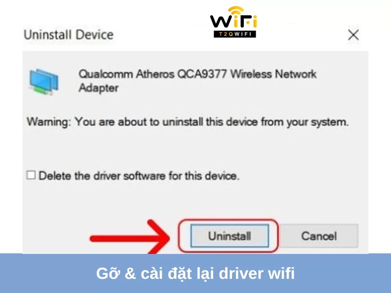 Go cai dat lai driver wifi
