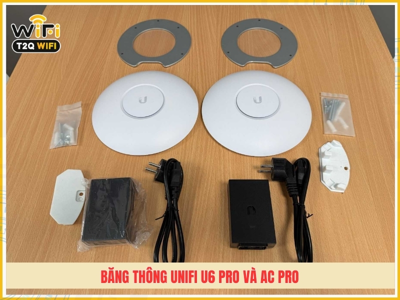 Bang thong cua Unifi U6 Pro va AC Pro