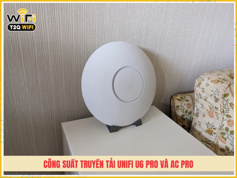 Cong suat truyen tai cua Unifi U6 Pro va AC Pro