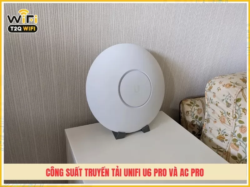 Cong suat truyen tai cua Unifi U6 Pro va AC Pro