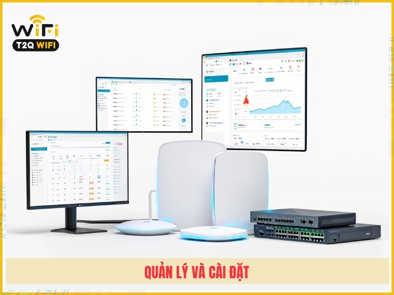 Quan ly va cai dat Aruba va UniFi