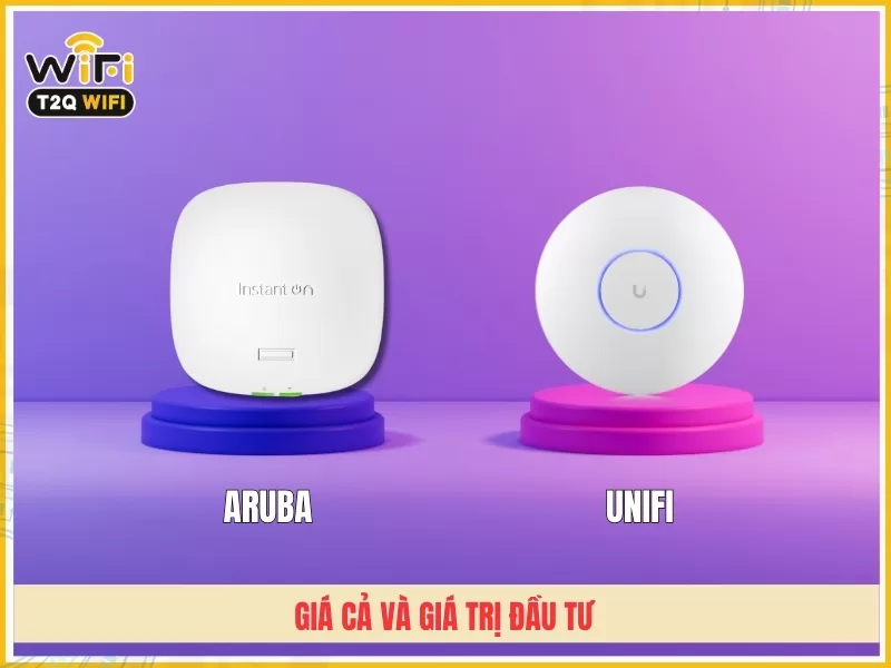 Gia ca va gia tri dau tu Aruba va UniFi